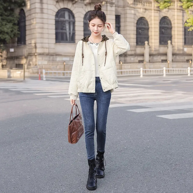Cypress House Jacket Women's Beige White & Green-5