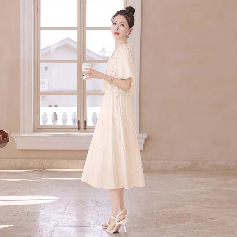 Cypress House Skirt Set Women's Apricot-6