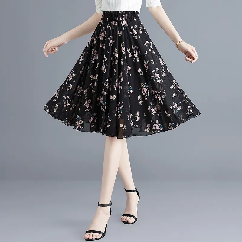 TOUCH Casual Long Skirts Women's-6
