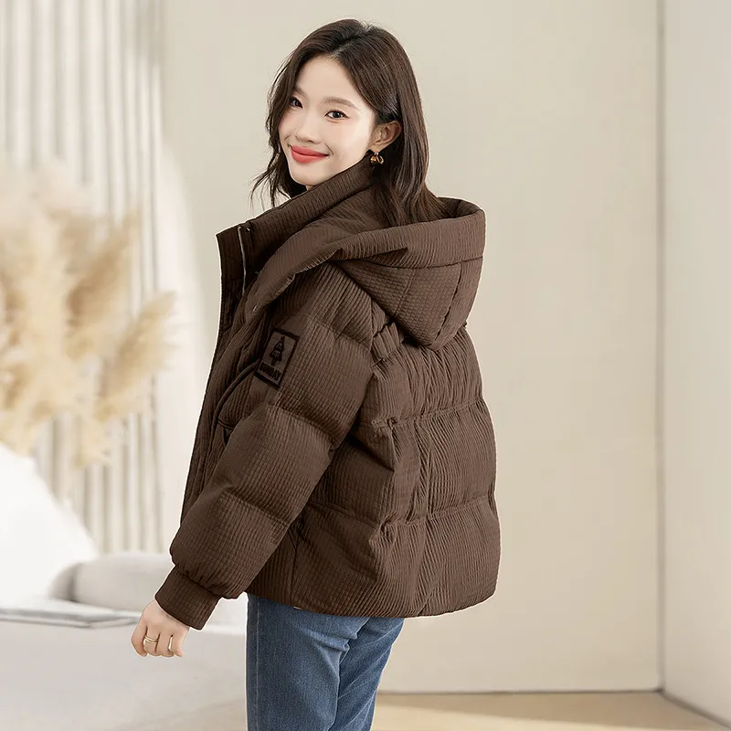 Cypress House Puffer Jacket Women's Dark Coffee-4