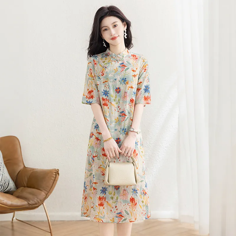 Cypress House Short Sleeved Dress Women's-2