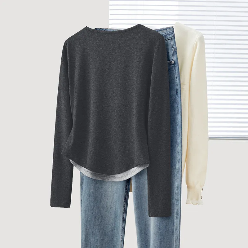 TOUCH T Shirt Women's Dark Gray-3