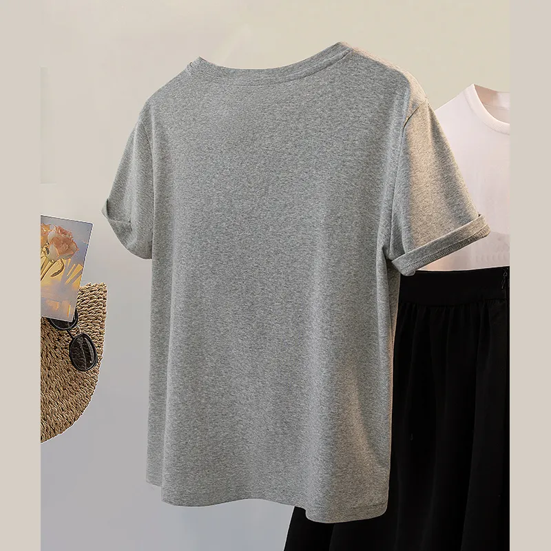 Cypress House T Shirt Women's Light Gray-3