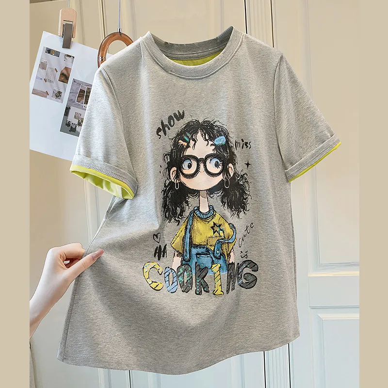 Cypress House T Shirts Women's Light Gray-4