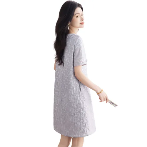 Cypress House Short Sleeved Dresses Women's Monet Purple