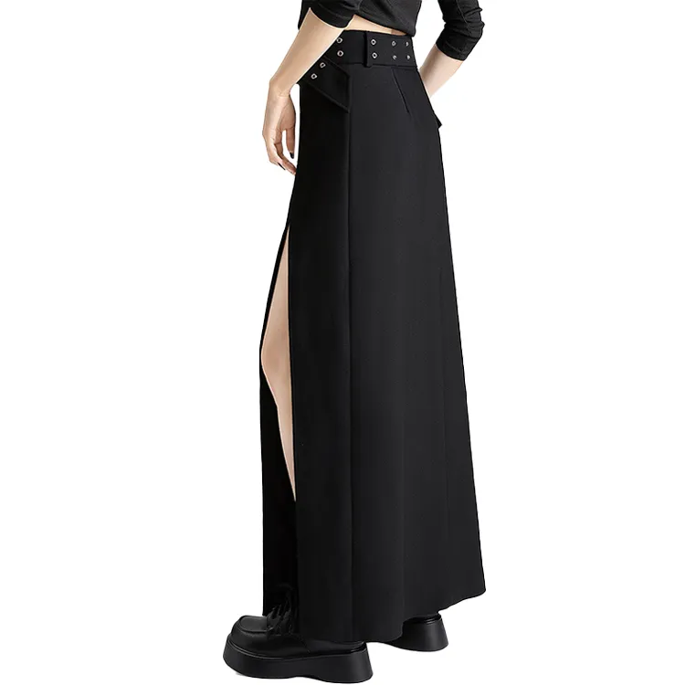 Cypress House Casual Long Skirt Women's Black-1