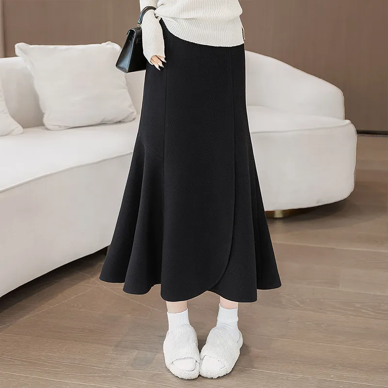 Cypress House Casual Long Skirt Women's Black-5