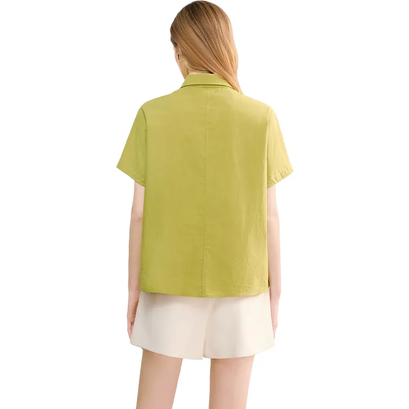 TOUCH Shirt Women's Yellow Green-0