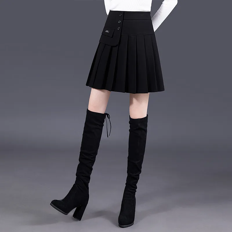 Cypress House Casual Short Skirts Women's Black-4