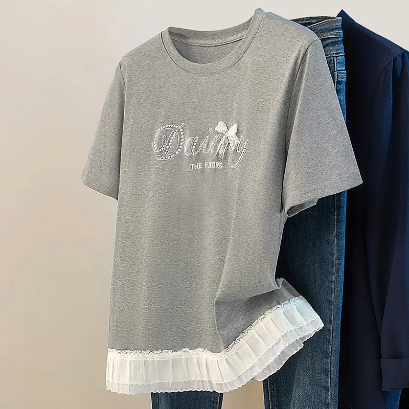 Cypress House Regular T Shirt Women's Light Gray-2