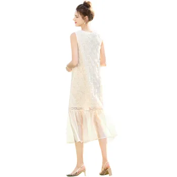 TOUCH Sleeveless Dress Women's Beige