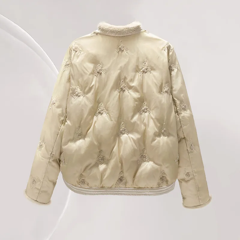 Cypress House Down Jacket Women's Khaki Yellow-3