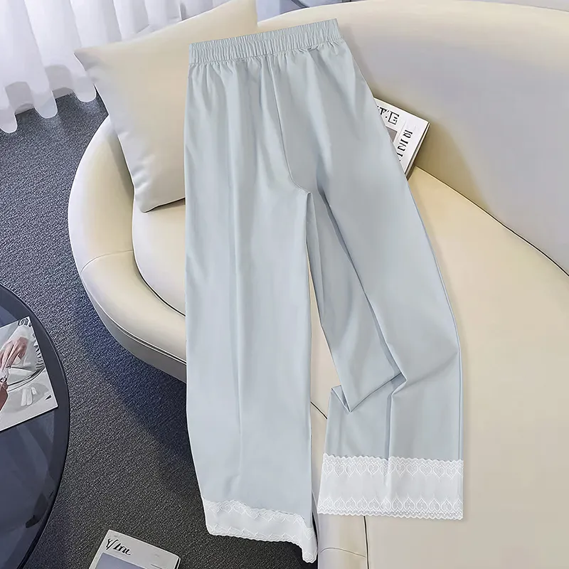TOUCH Casual Pants Women's Light Blue-3