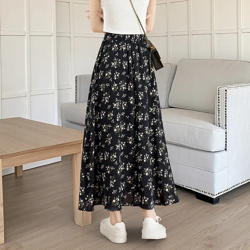 TOUCH Casual Long Skirt Women's-3