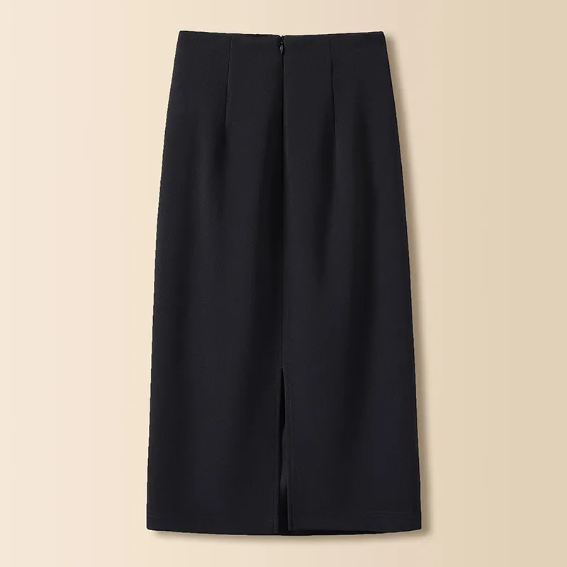 TOUCH Casual Long Skirts Women's Black-2