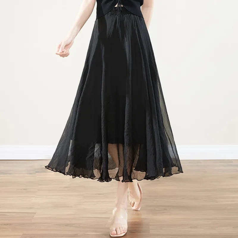 TOUCH Casual Long Skirts Women's-10