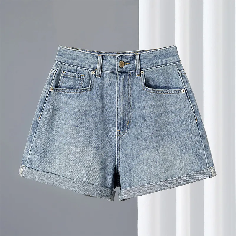 TOUCH Denim Shorts Women's Light Blue-3
