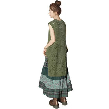 Cypress House Skirt Set Women's Vintage Green