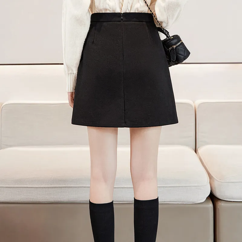 TOUCH Casual Short Skirts Women's Black-5