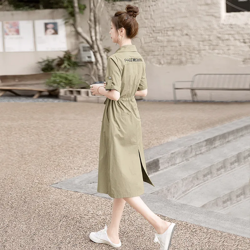 Cypress House Short Sleeved Dress Women's Gray-13