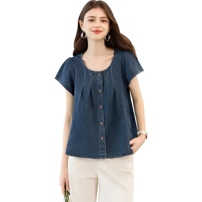 TOUCH Shirts Women's Dark Blue-1