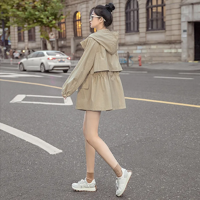 Cypress House Trench Coat Women's Beige Khaki-2