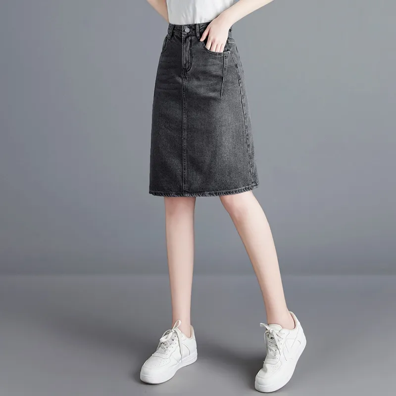 TOUCH Denim Short Skirts Women's-11