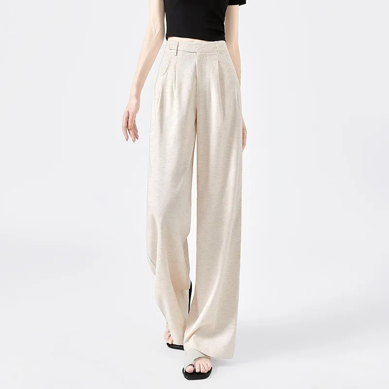 TOUCH Casual Pants Women's Beige-2