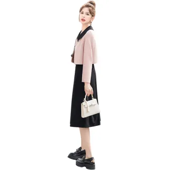 Cypress House Skirt Set Women's Pink+Black
