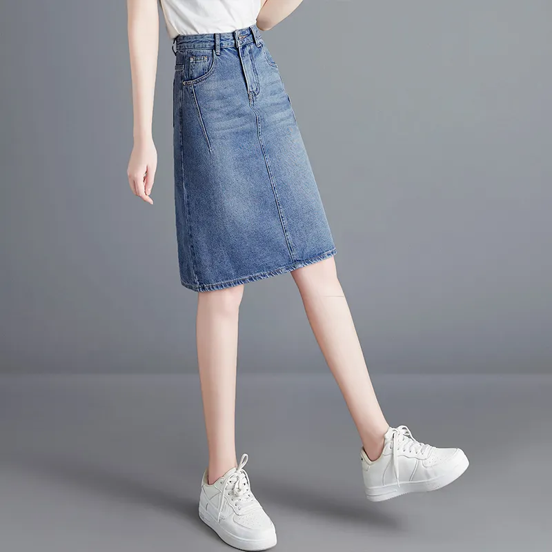 TOUCH Denim Short Skirts Women's-5