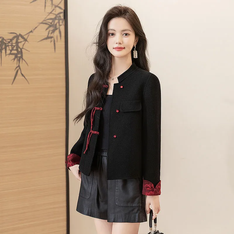 Cypress House Cropped Coat Women's Black-5