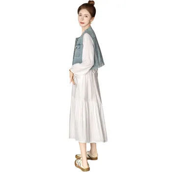 Cypress House Vest Women's Light Gray Blue