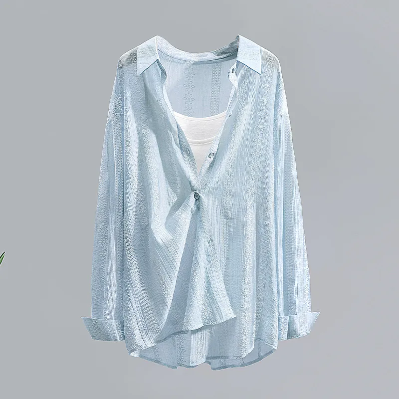 TOUCH Shirts Women's Blue-2