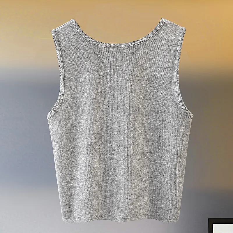 Cypress House Tank Tops Women's Light Gray-3