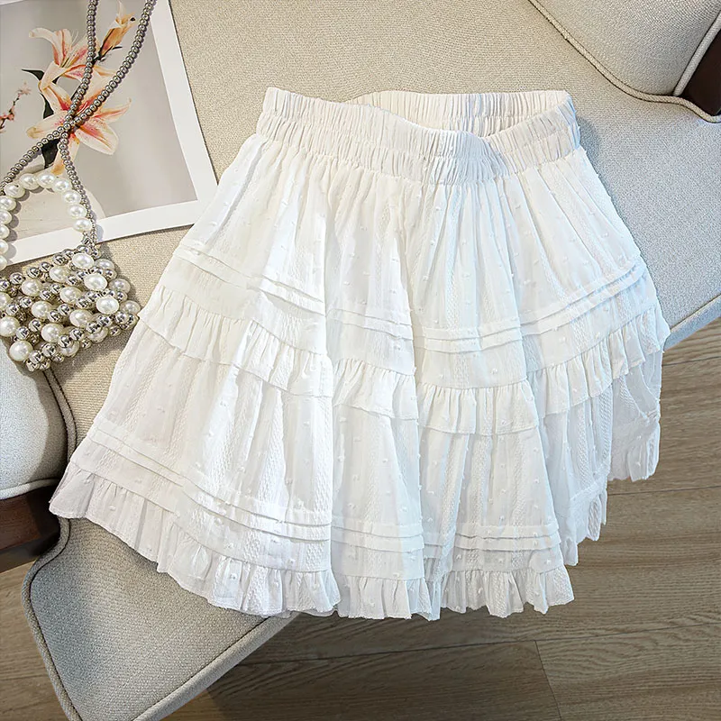 Cypress House Casual Short Skirts Women's White-4