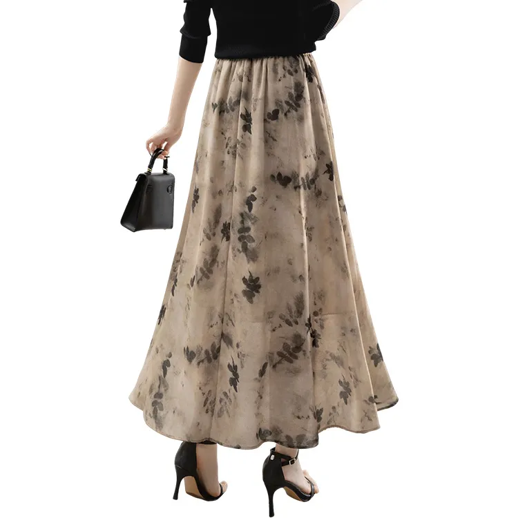 Cypress House Casual Long Skirts Women's Cloud Yellow-1