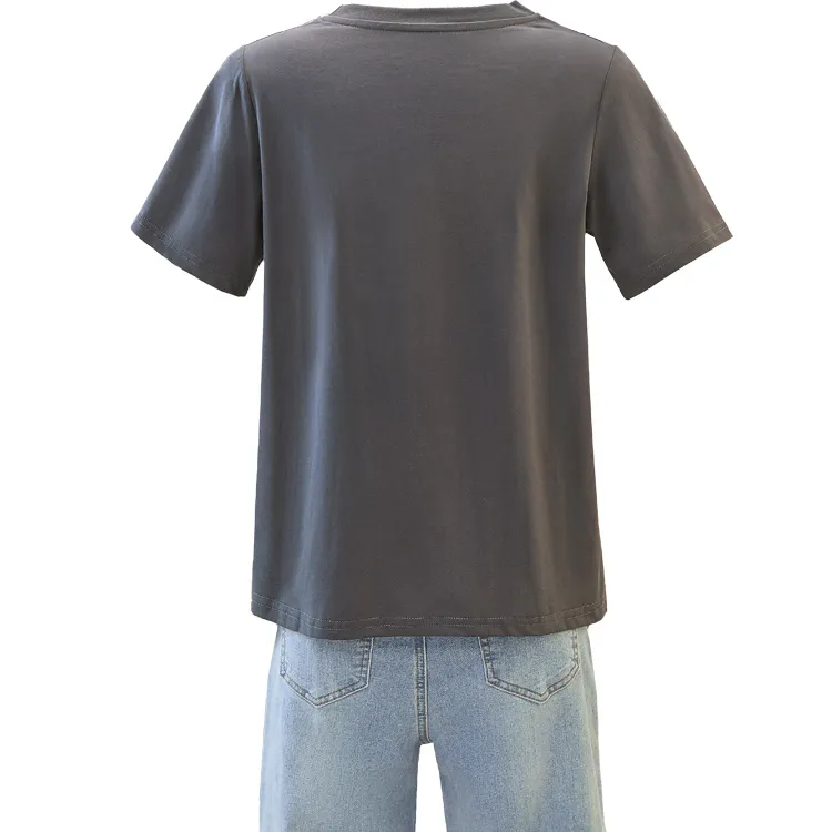 Cypress House T Shirt Women's Dark Gray-1
