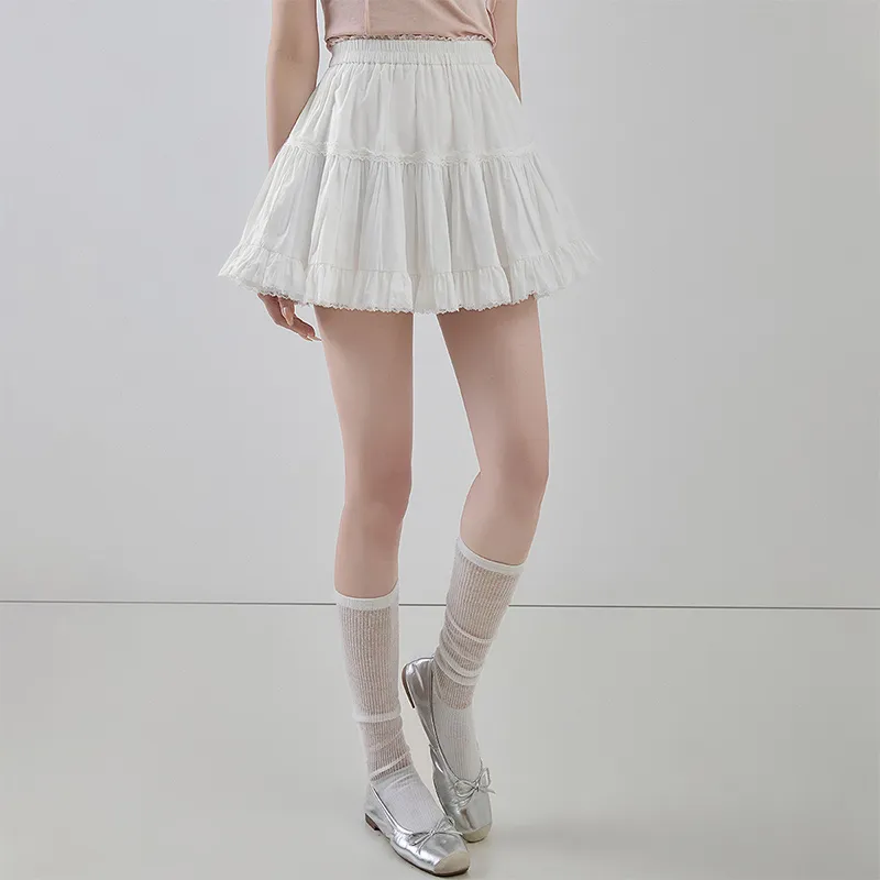 Cypress House Casual Short Skirts Women's White-6