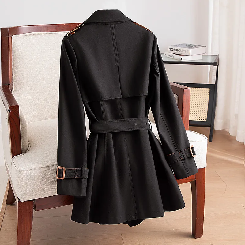 Cypress House Trench Coat Women's Black-3