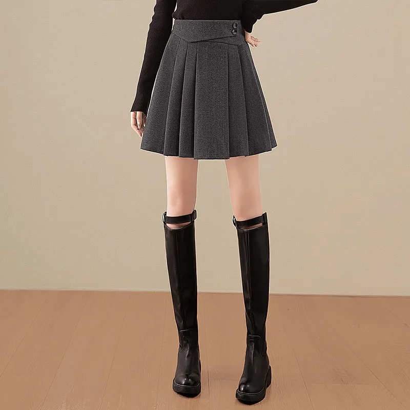Cypress House Casual Short Skirts Women's Dark Gray-6