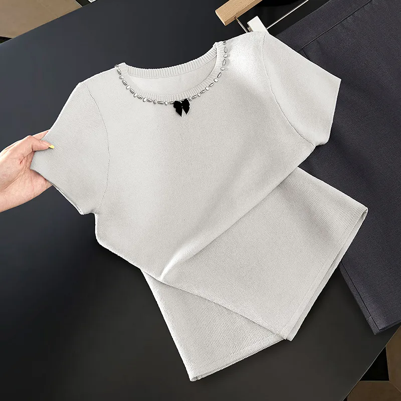 TOUCH Knitwear Women's Light Gray-2