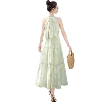 Cypress House Sleeveless Dress Women's Light Green