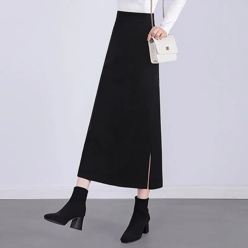 Cypress House Casual Long Skirt Women's Black-4