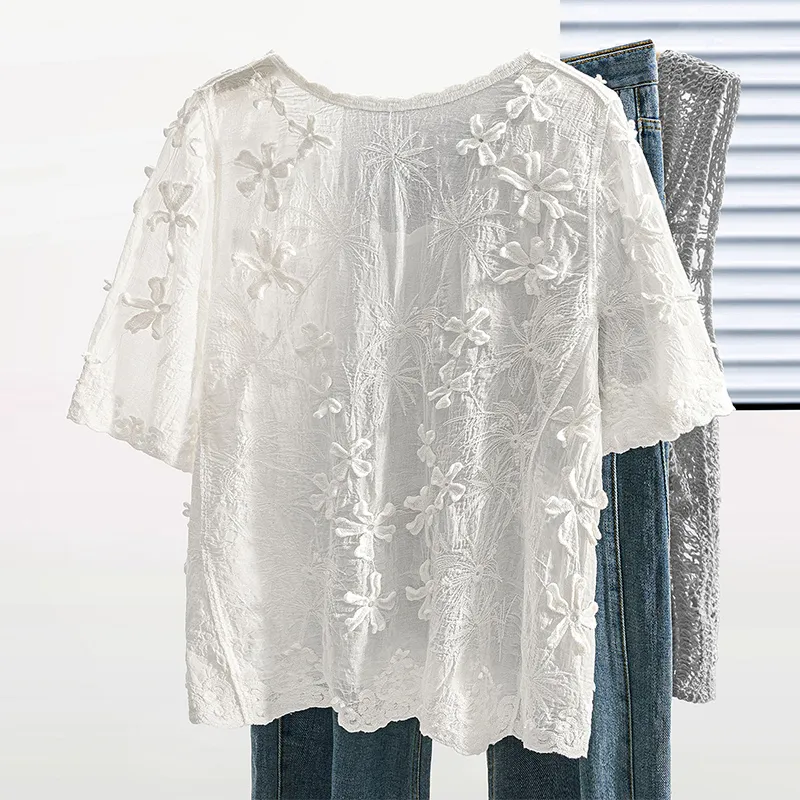 TOUCH T Shirts Women's White-3