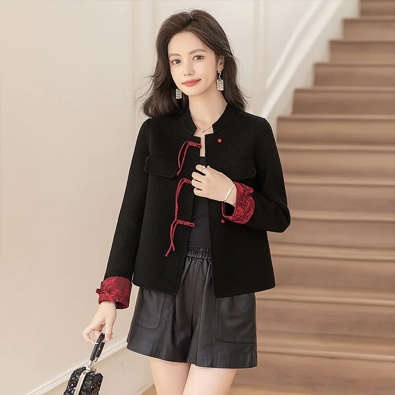 Cypress House Cropped Coat Women's Black-3