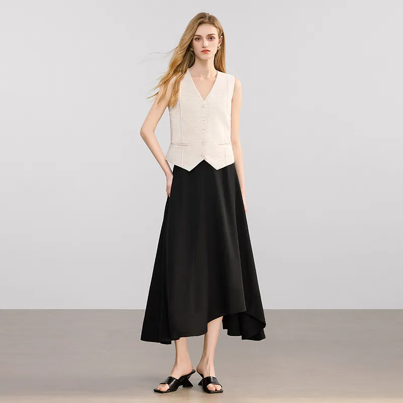 TOUCH Vests Women's Beige-5