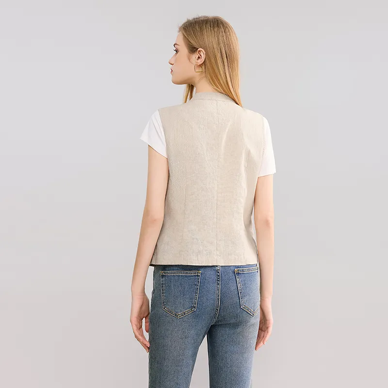 TOUCH Vests Women's Beige-3
