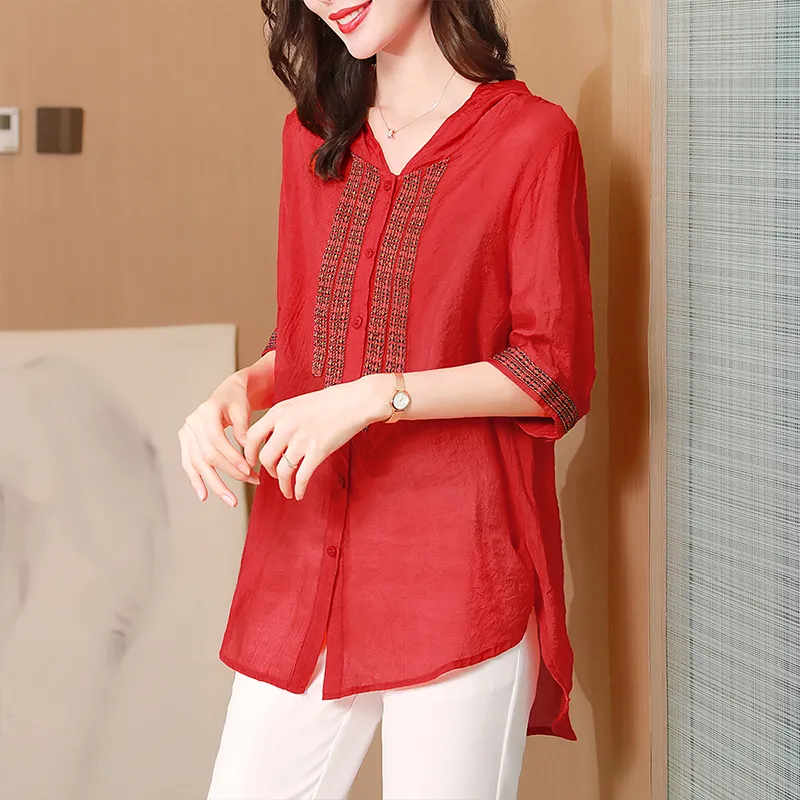 Cypress House Shirt Women's Red-2