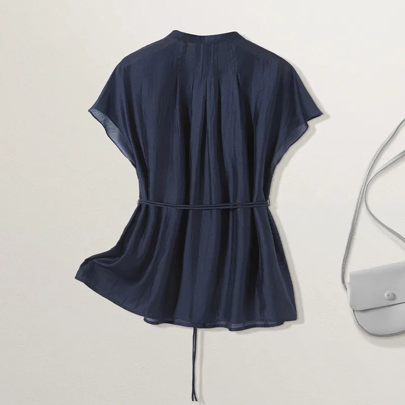 TOUCH Shirts Women's Navy Blue-3