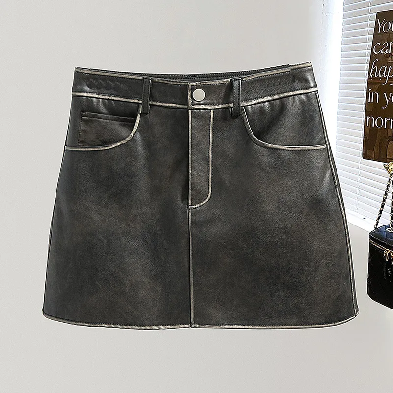 Cypress House Casual Short Skirts Women's Maillard Style Brown-2